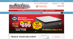 Desktop Screenshot of mattressandmore.com